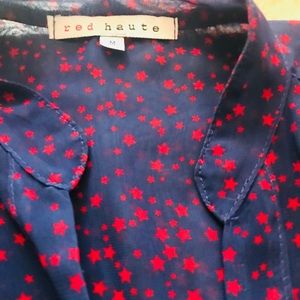 Red Haute blue with red stars